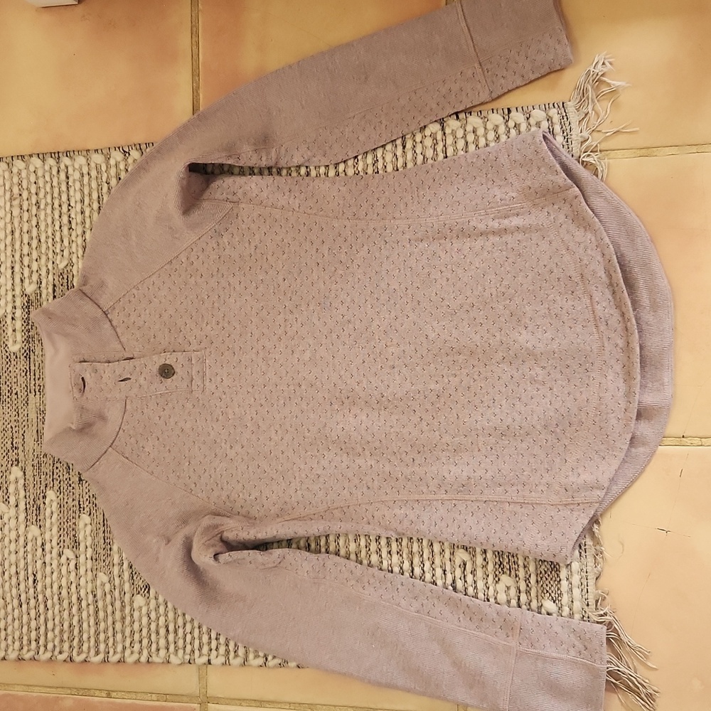 Prana Frozen Falls Sweater Pink xs